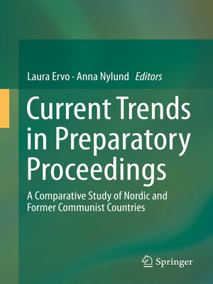 cover image of Current Trends in Preparatory Proceedings